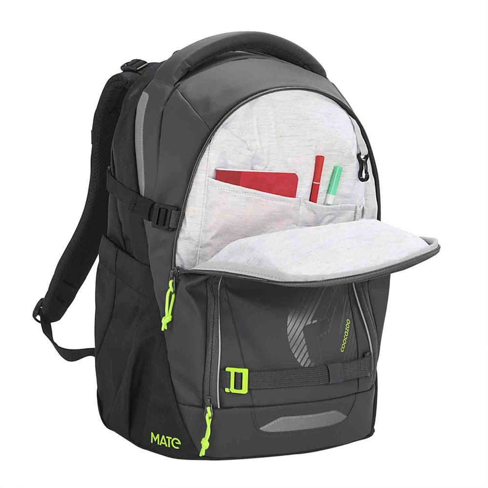 Coocazoo Mate Tarp Black Thunder Special Edition Schulrucksack Set 2tlg.