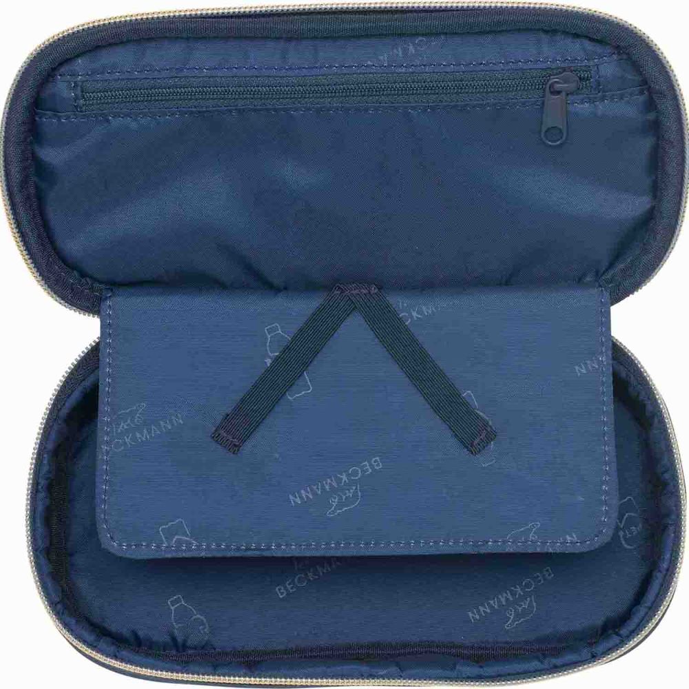 Beckmann Sport Junior ovale Federmappe Blue Bow