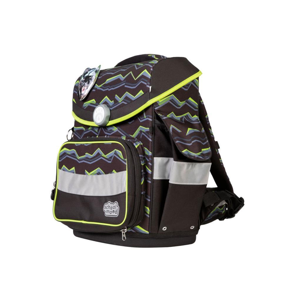 School Mood Timeless Pro Finn Raubkatze Schulranzen Set 7tlg.