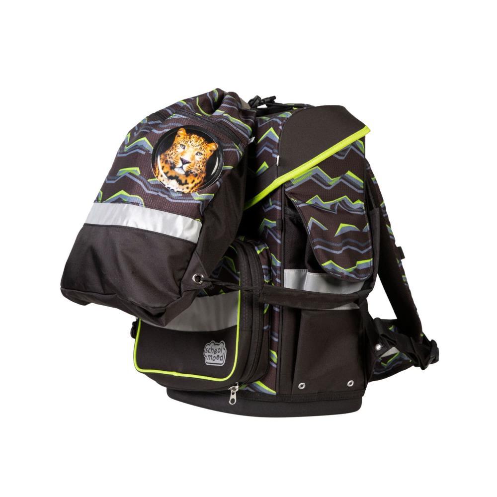 School Mood Timeless Pro Finn Raubkatze Schulranzen Set 7tlg.