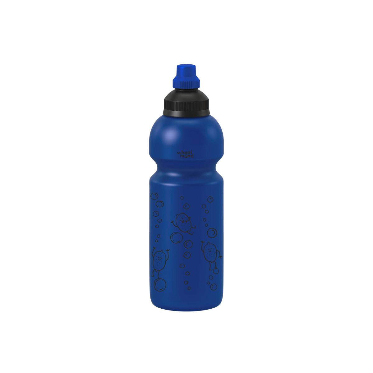 School Mood Trinkflasche Blau 600ml
