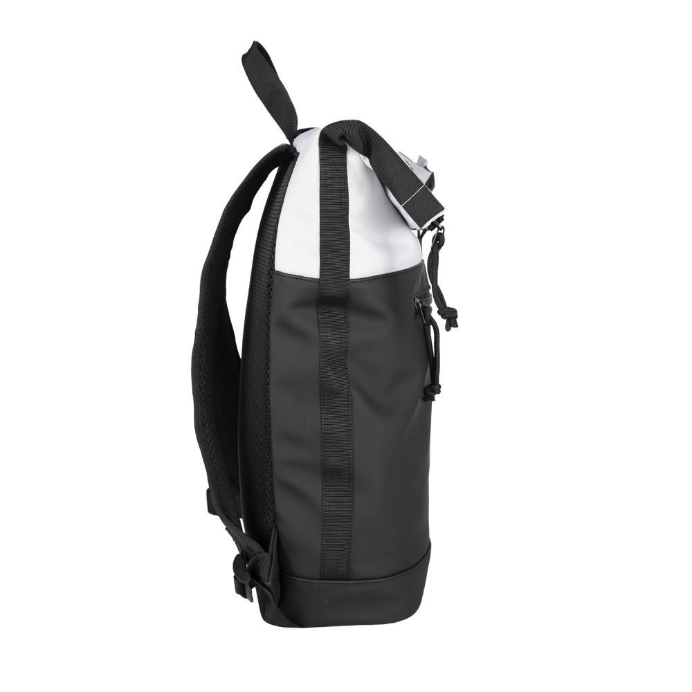 New Rebels Backham New York Black Grey Rolltop Rucksack
