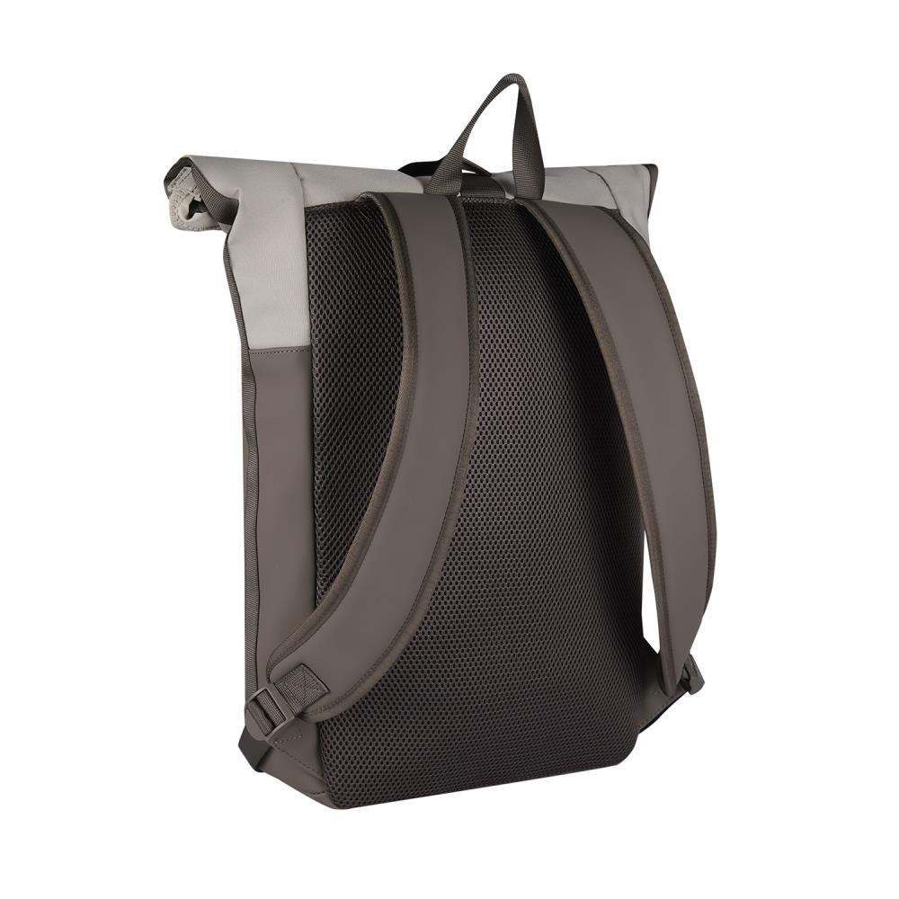 New Rebels Backham New York Taupe Beige Rolltop Rucksack