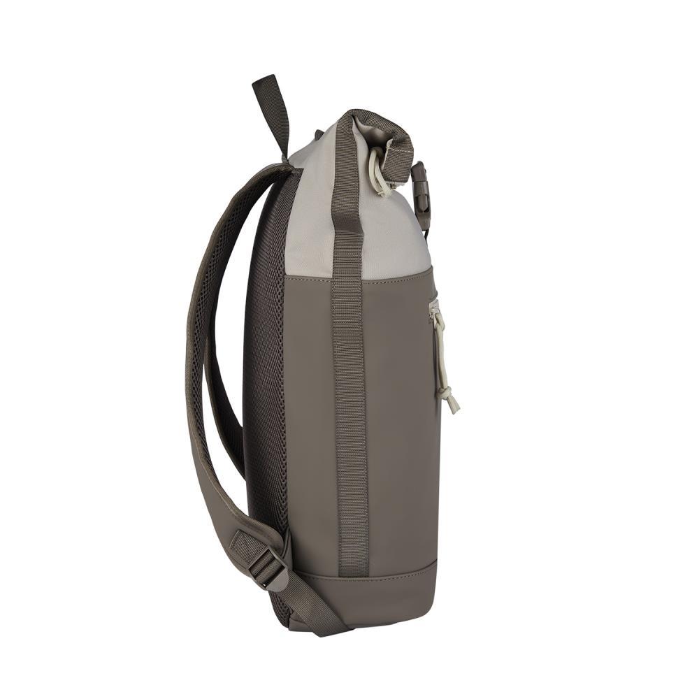 New Rebels Backham New York Taupe Beige Rolltop Rucksack