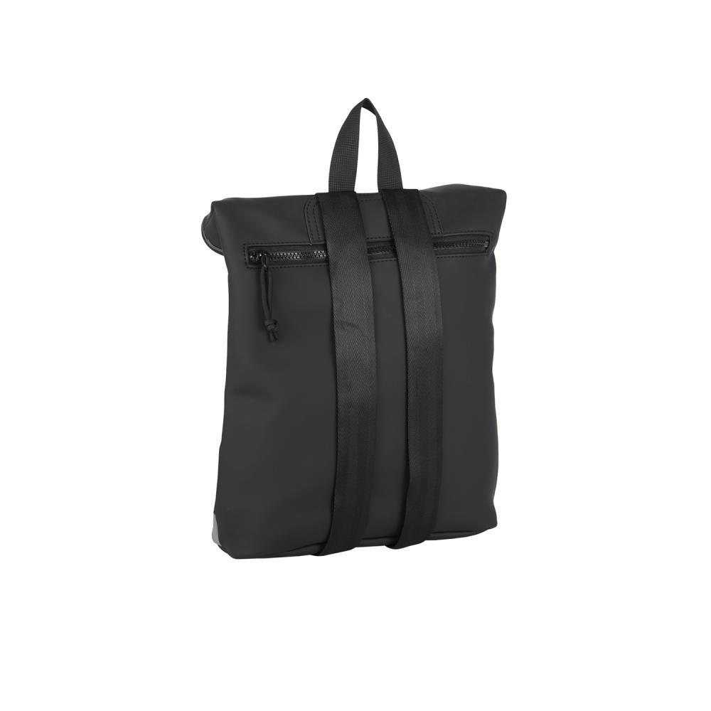 New Rebels Bowie New York Reflective Black Mini Rolltop Rucksack