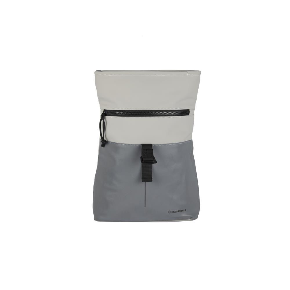 New Rebels Bowie Los Angeles Reflect Grey Roll Mini Rucksack