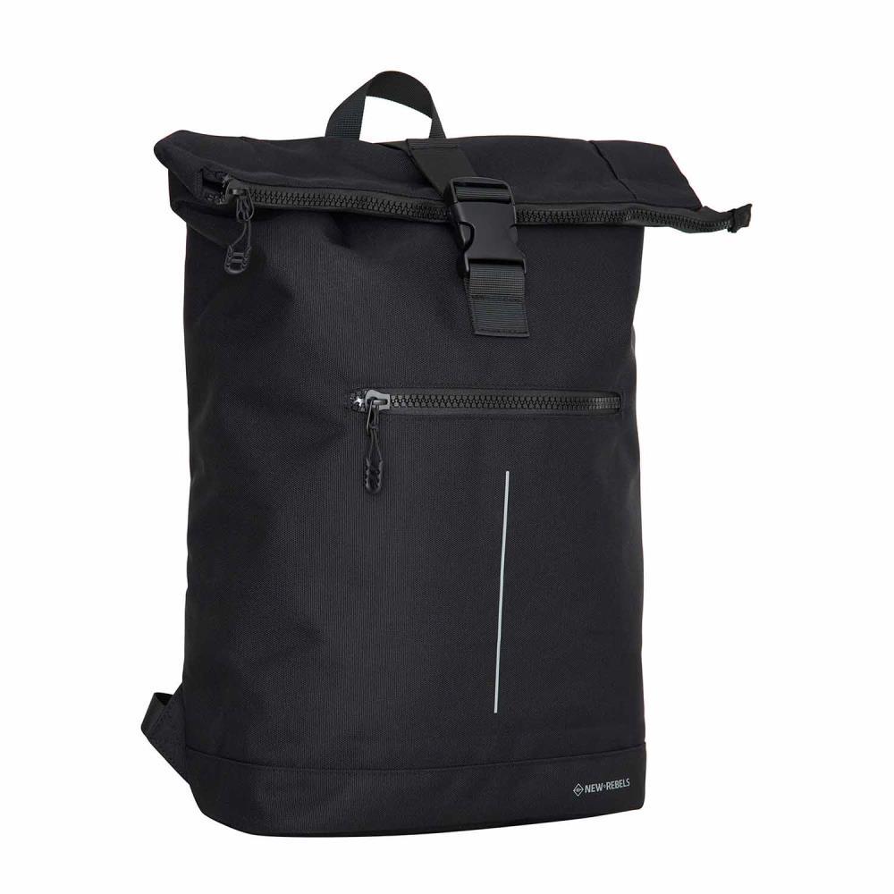 New Rebels Valor New York Black Rolltop Rucksack