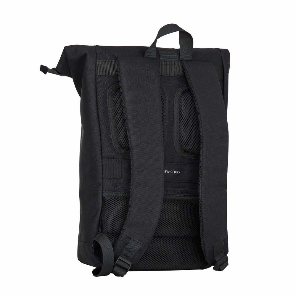 New Rebels Valor New York Black Rolltop Rucksack