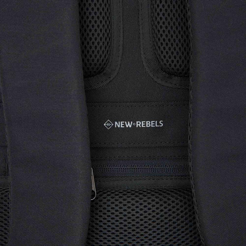 New Rebels Valor New York Black Rolltop Rucksack