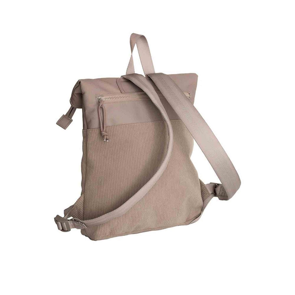 New Rebels Ribbi Los Angeles Taupe Rolltop Rucksack Mini