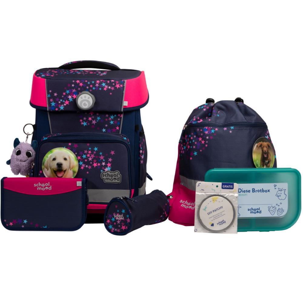 School Mood Champion Maxx Pro Leni Hund Schulranzen Set 7tlg.