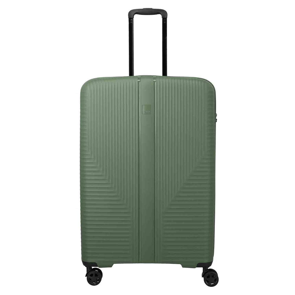 Travelite Air Stripe Grün 4-Doppelrollen Trolley L 77cm