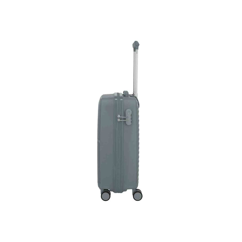Travelite Pacific Anthracite 4 Doppelrollen Trolley S 55 cm