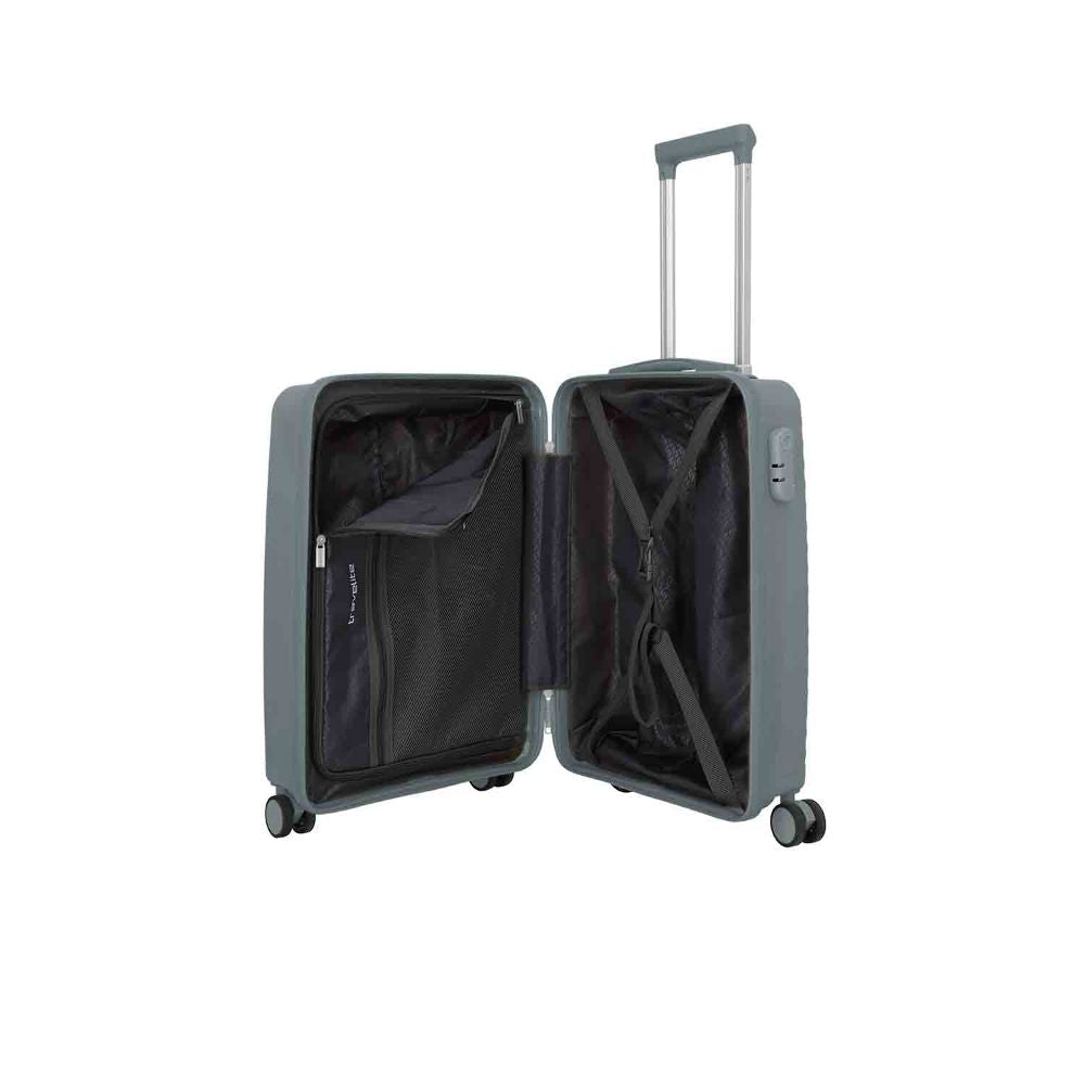 Travelite Pacific Anthracite 4 Doppelrollen Trolley S 55 cm