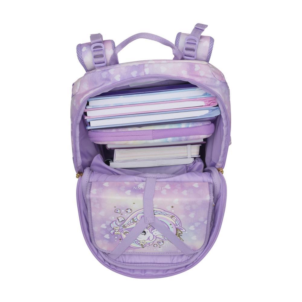 Beckmann Active Air FLX Unicorn Princess Purple Schulrucksack Set 8tlg.