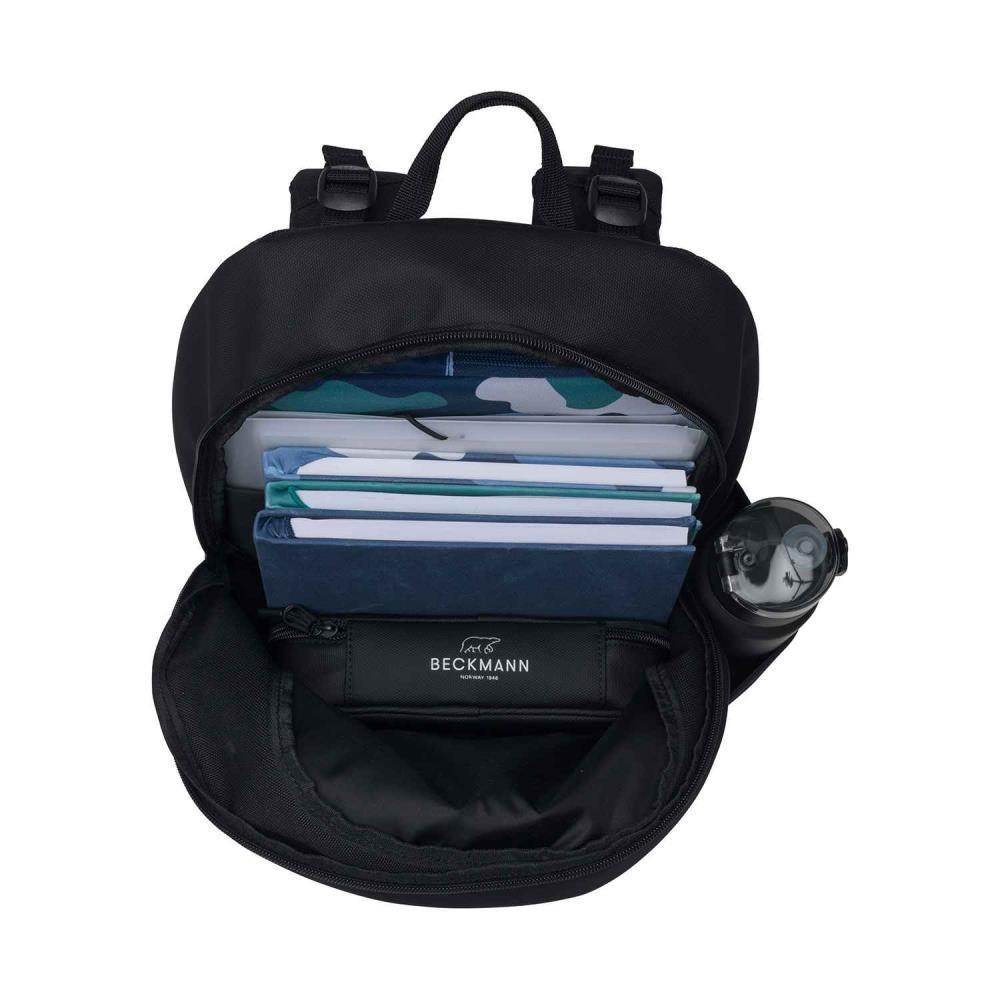 Beckmann Sport Junior 30 Black Coated Schulrucksack
