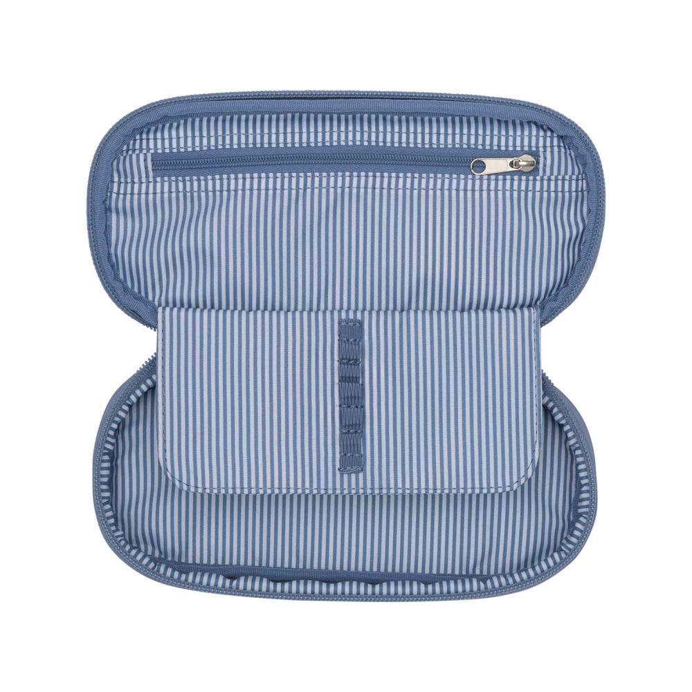 Beckmann City Ovale Federmappe Blue Shadow