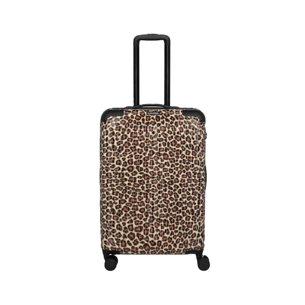 Travelite Cruise Leopard 4 Doppelrollen Trolley Set 3tlg.