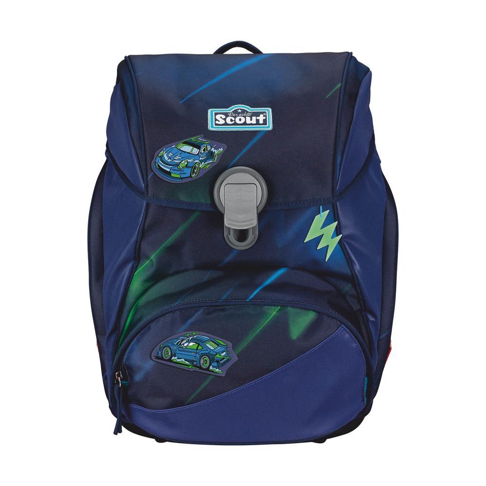 Scout Exklusiv Alpha Superflash City Lights Schulrucksack Set 4tlg.