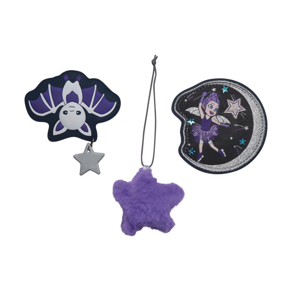 Scout Exklusiv Genius Safety Light Spooky Starlight Schulranzen Set 5tlg.