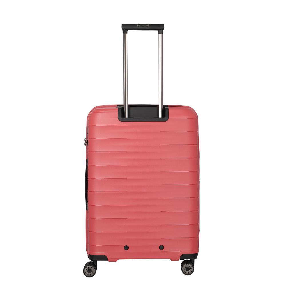 Travelite Mooby Rot 4-Doppelrollen Trolley M 66cm