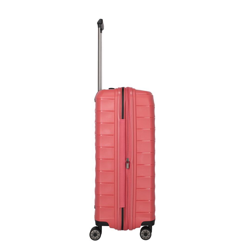 Travelite Mooby Rot 4-Doppelrollen Trolley M 66cm