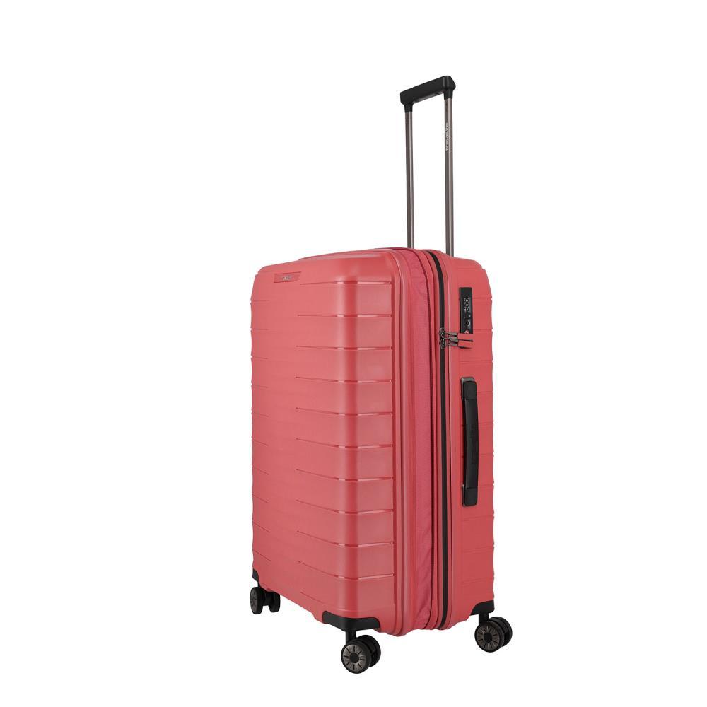 Travelite Mooby Rot 4-Doppelrollen Trolley M 66cm