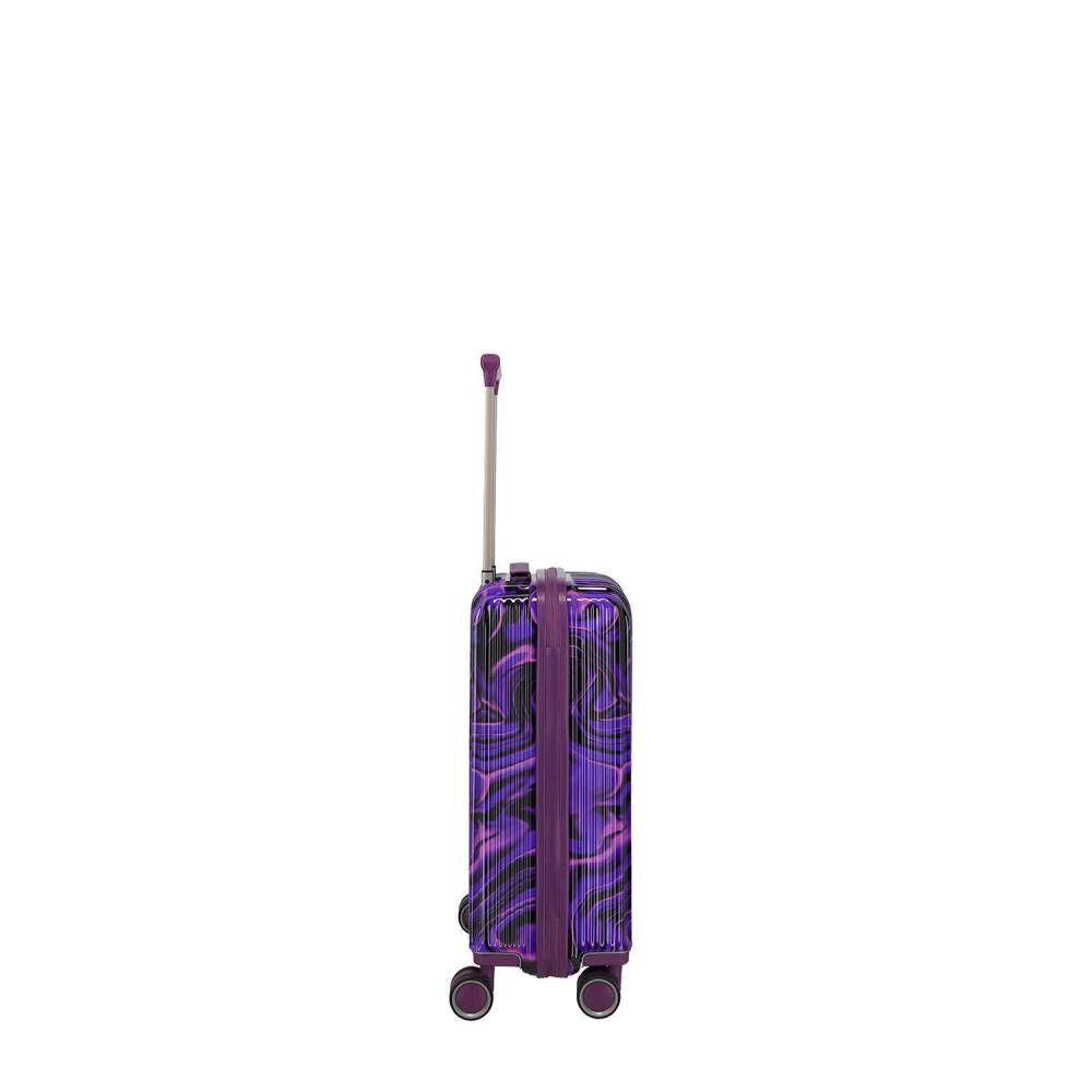 Travelite Lascana Edition Purple Swirl 4 Doppelrollen Trolley S 55 cm