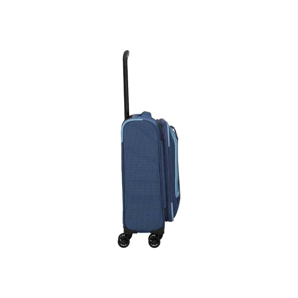 Travelite Corsiica Blue 4 Doppelrollen Trolley S 55 cm