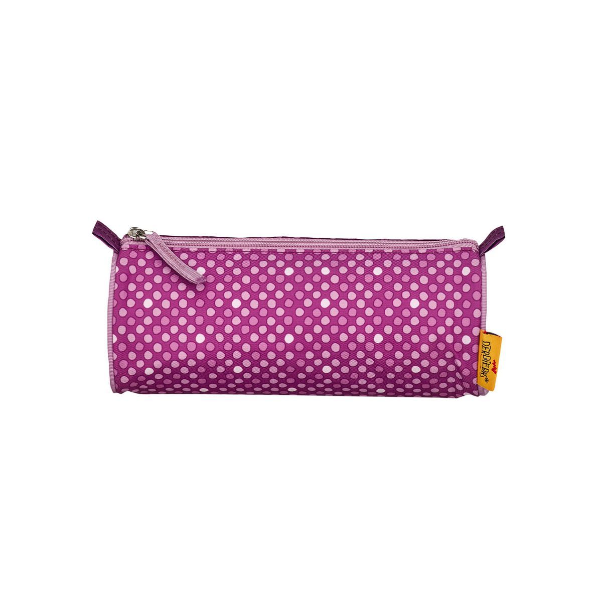 DerDieDas ErgoFlex MAX BUTTONS Purple Dots Schulranzen Set 5tlg.