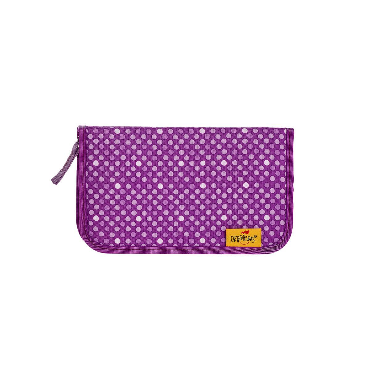 DerDieDas ErgoFlex MAX BUTTONS Purple Dots Schulranzen Set 5tlg.