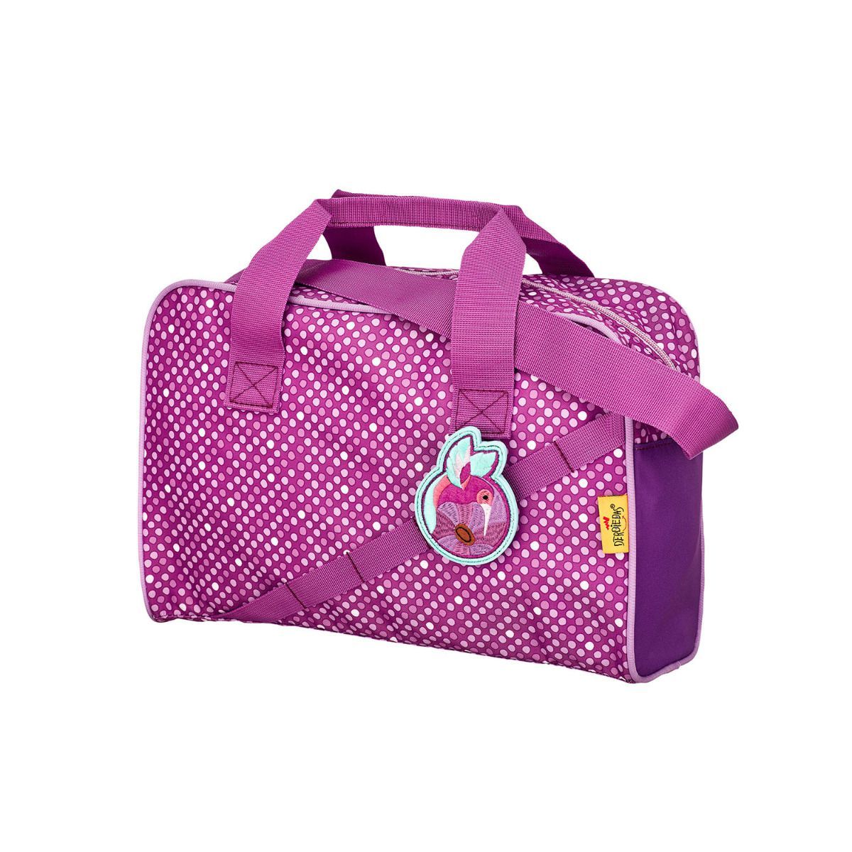 DerDieDas ErgoFlex MAX BUTTONS Purple Dots Schulranzen Set 5tlg.