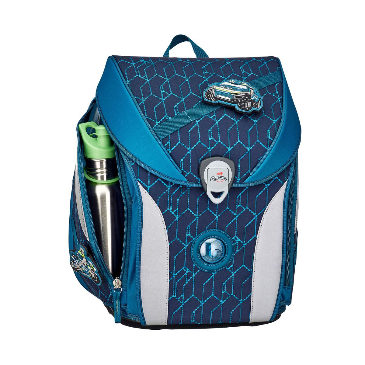 DerDieDas ErgoFlex MAX Blue Speed Schulranzen Set 5tlg.