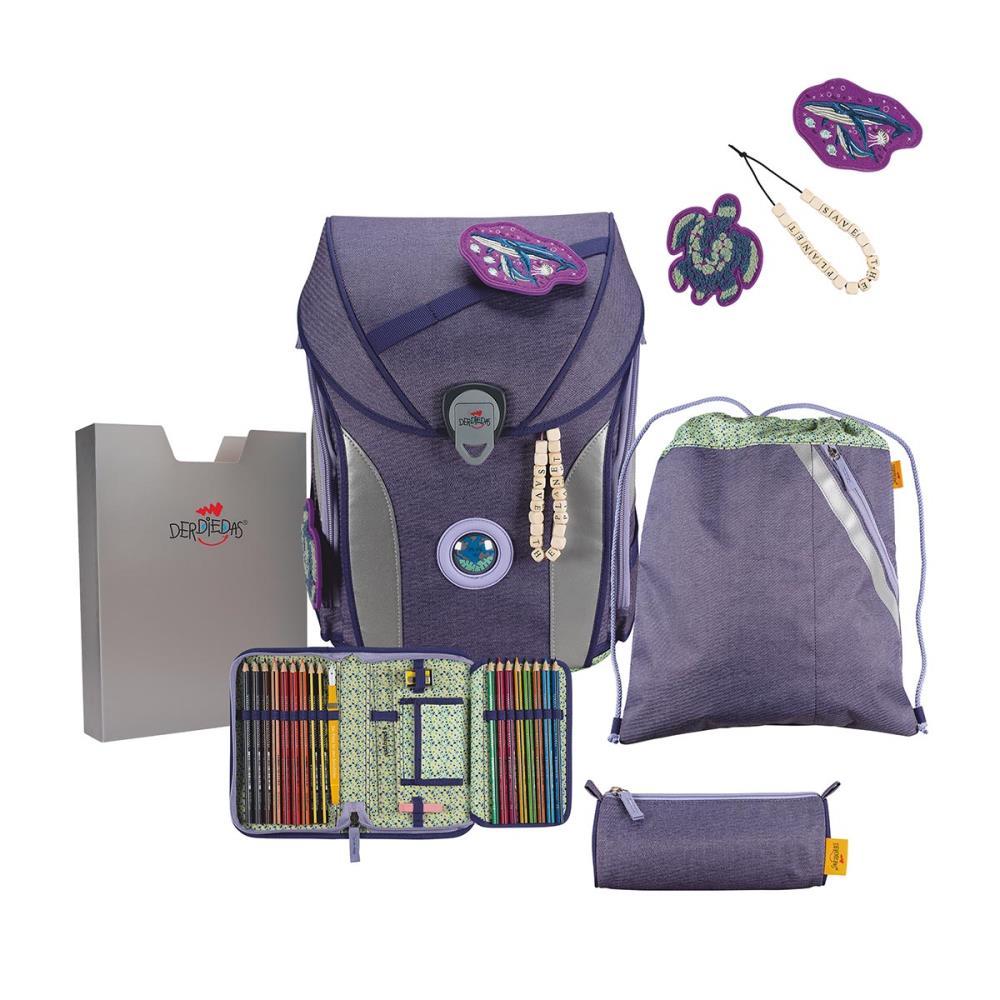 DerDieDas ErgoFlex MAX ECO Limited Edition My Planet Schulranzen Set 5tlg.