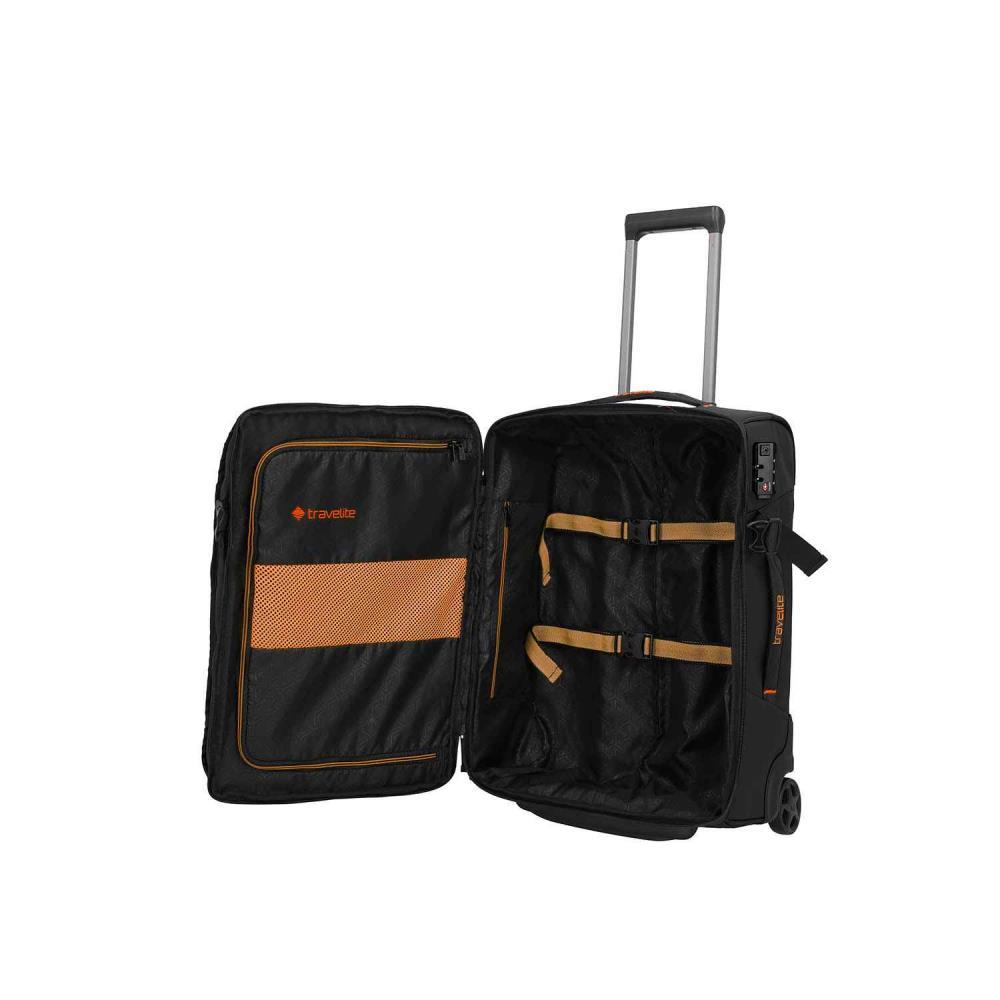 Travelite Briize Schwarz Rollenreisetasche S 55 cm