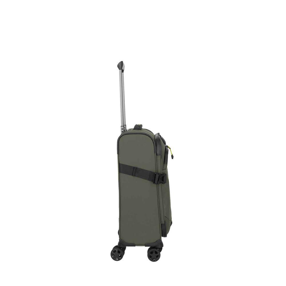 Travelite Briize Khaki 4-Doppelrollen Trolley S 55 cm