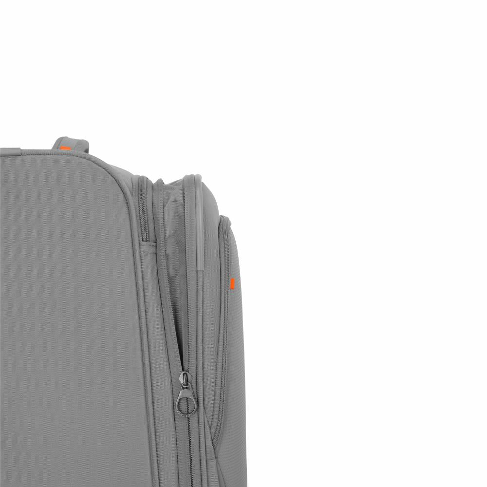 Travelite Umbria Smoky Grey 4 Doppelrollen Trolley S 55 cm