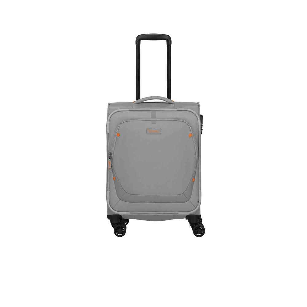 Travelite Umbria Smokey Grey 4 Doppelrollen Trolley S 55 cm