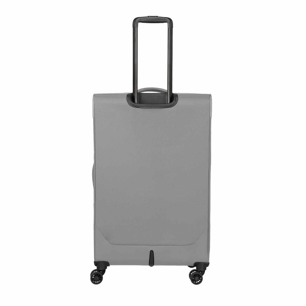 Travelite Umbria Smoky Grey 4 Doppelrollen Trolley L 77 cm