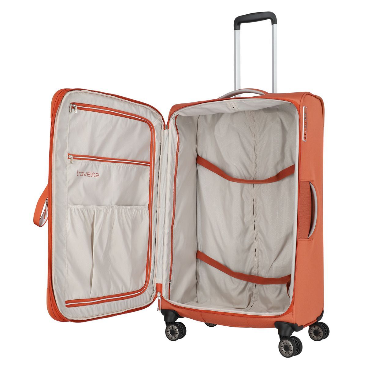 Travelite Miigo Safran 4-Rollen Trolley L 77cm