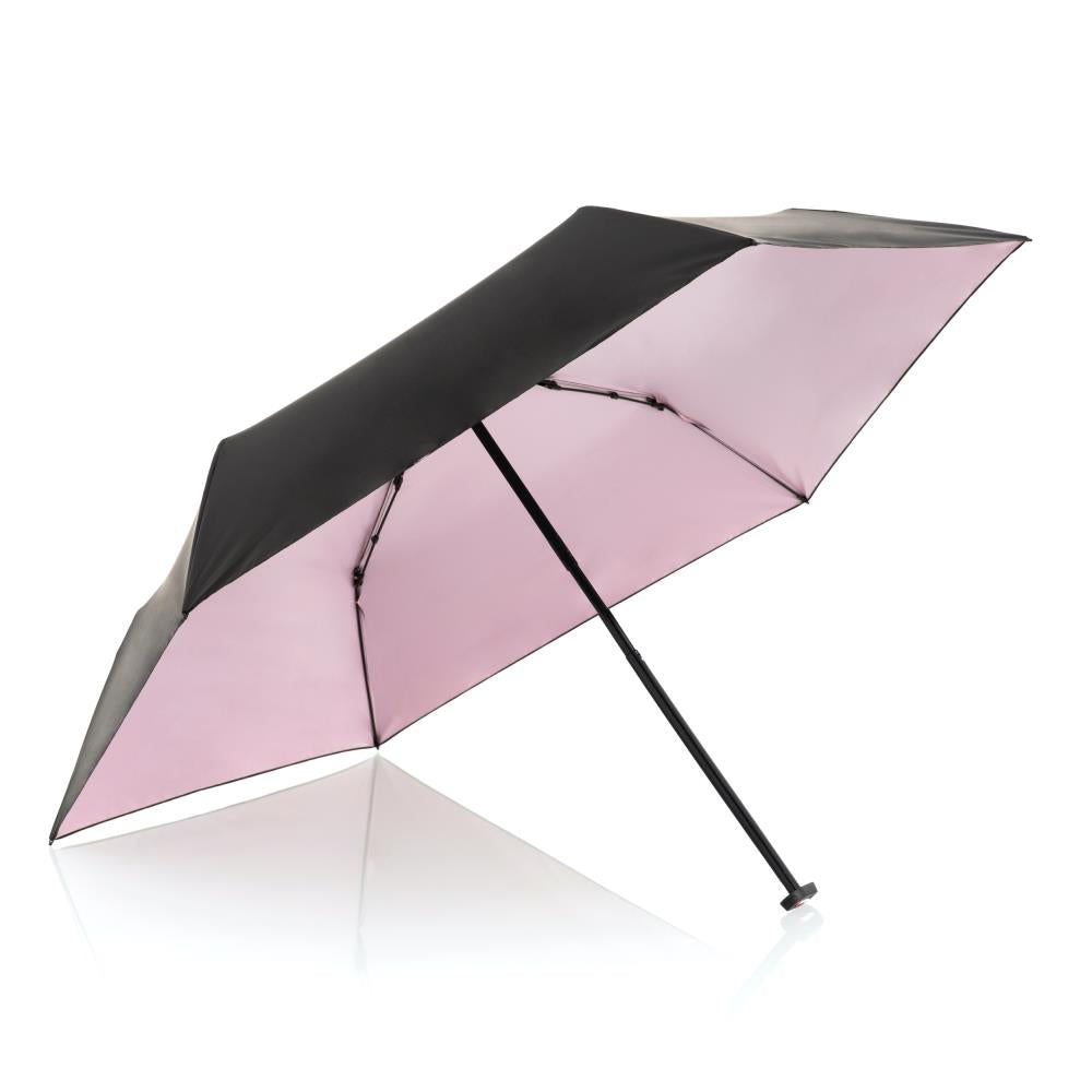 Knirps US.050 Ultra Light Slim Manual Black Rose Regenschirm UV-Schutz