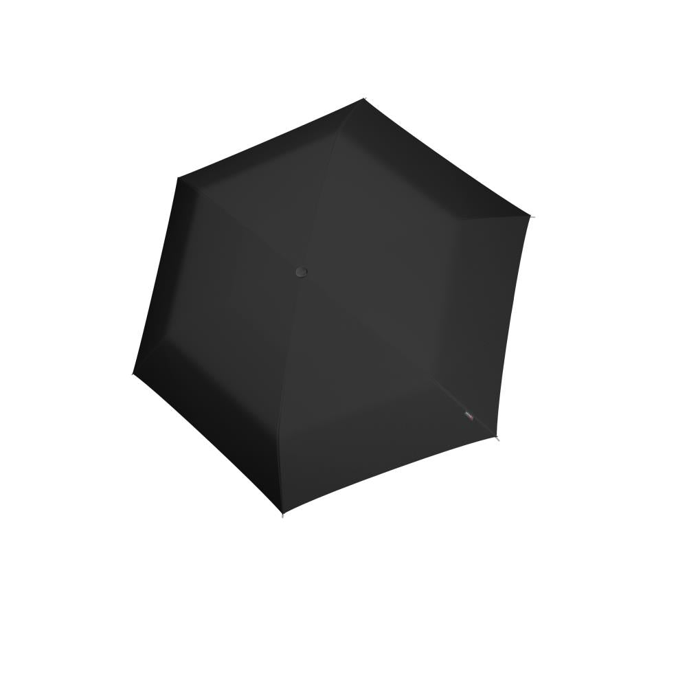 Knirps US.050 Ultra Light Slim Manual Black Rose Regenschirm UV-Schutz