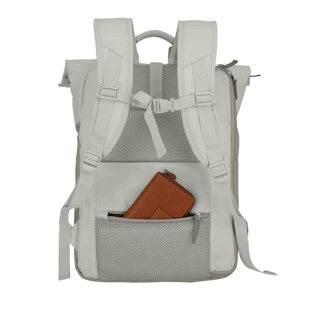 Travelite Basics Sand Ivory Rollup Rucksack