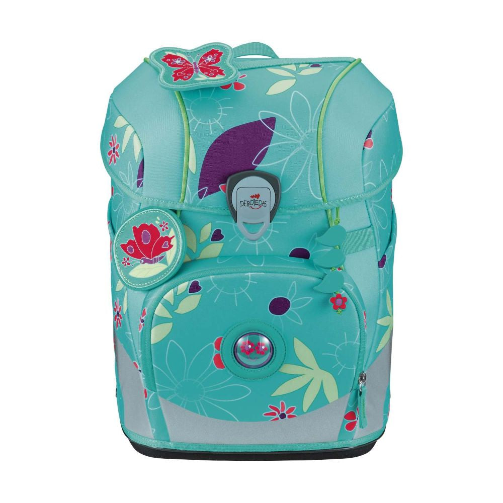 DerDieDas ErgoFlex Tiny Butterfly Garden Schulranzen Set 5tlg.