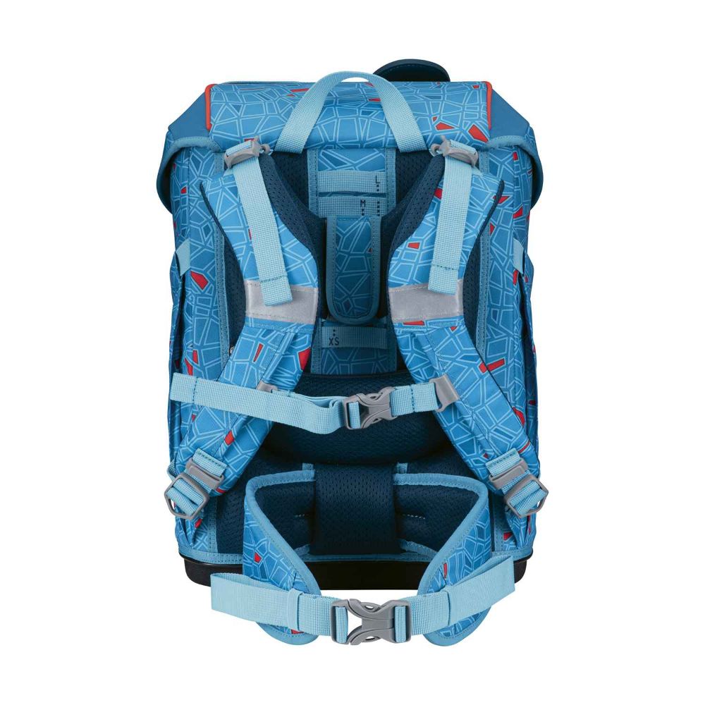 DerDieDas ErgoFlex Tiny Supeflash Exklusiv Blue Ice Schulranzen Set 5tlg.