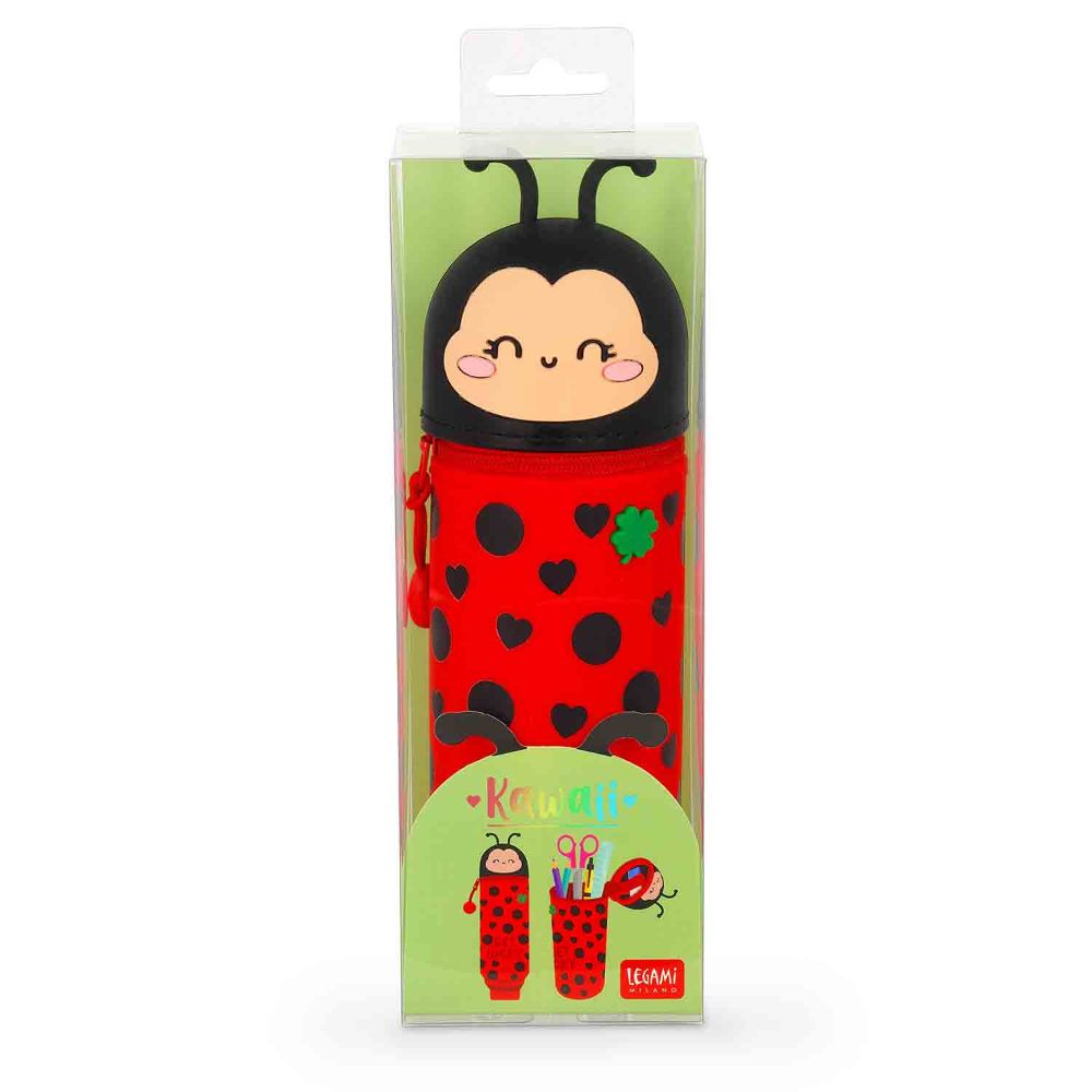 Legami Etui Kawaii Ladybug Marienkäfer 2in1