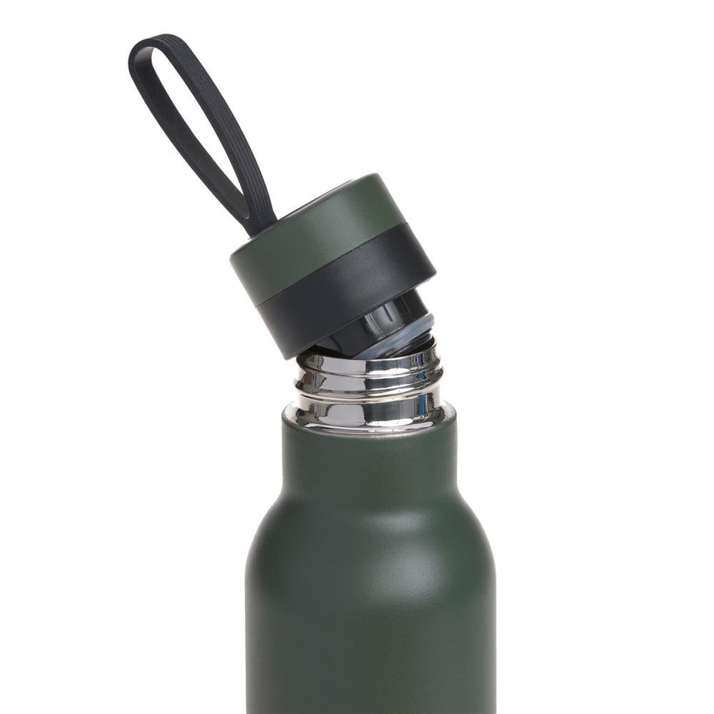 Lässig Bold Dark Olive Edelstahl Doppelwandig Trinkflasche