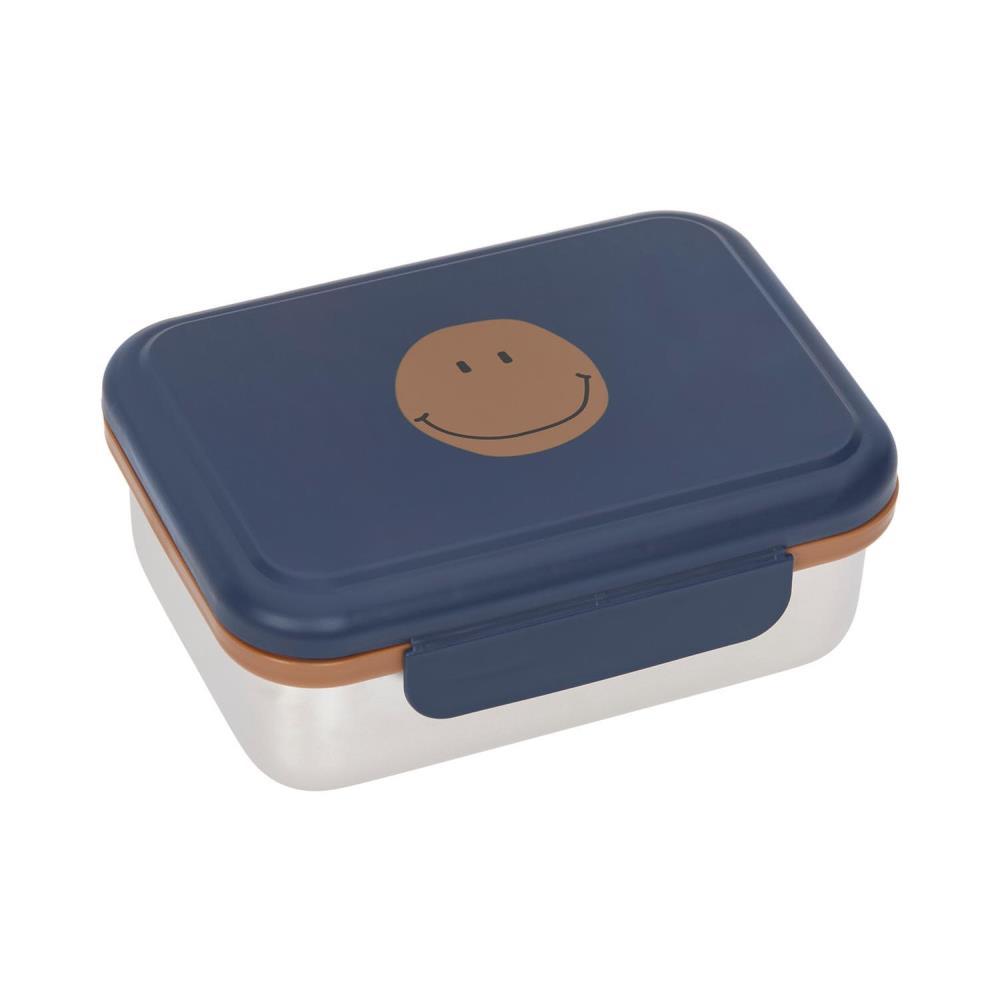 Lässig Little Gang Smile Navy Edelstahl Brotdose