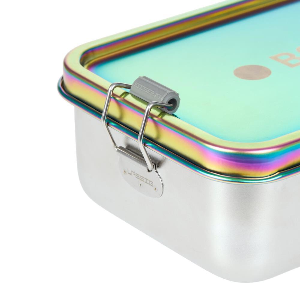 Lässig Bold Rainbow Edelstahl Brotdose