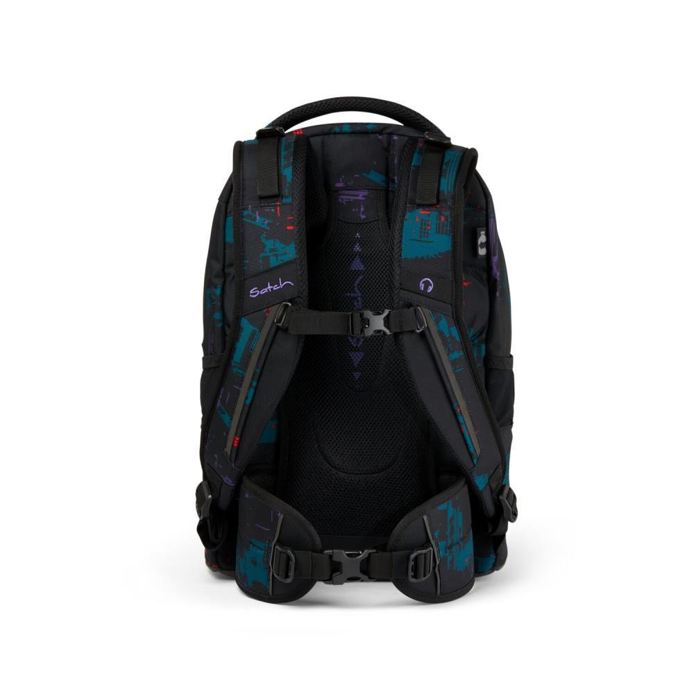 Satch Pack Night Vision Schulrucksack Set 2tlg.